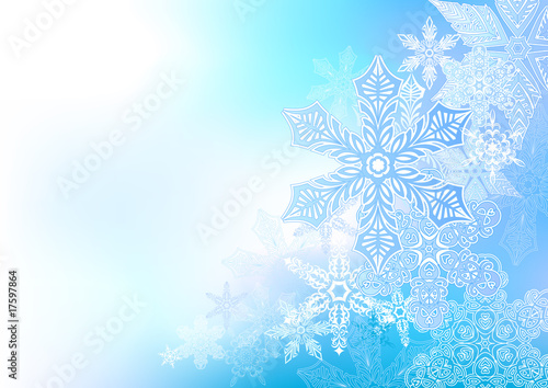 Flowing Winter Background