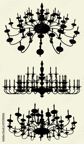 Luster Chandelier Vector 12