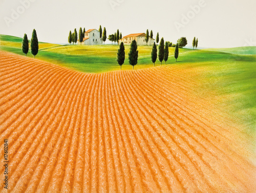 Toskanische Landschaft