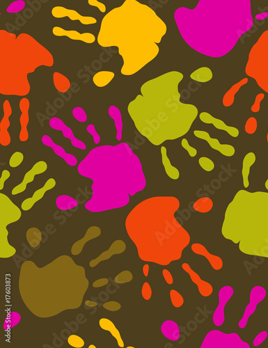 Prints of hands