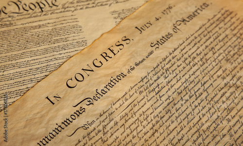 Fotografie Declaration of independence