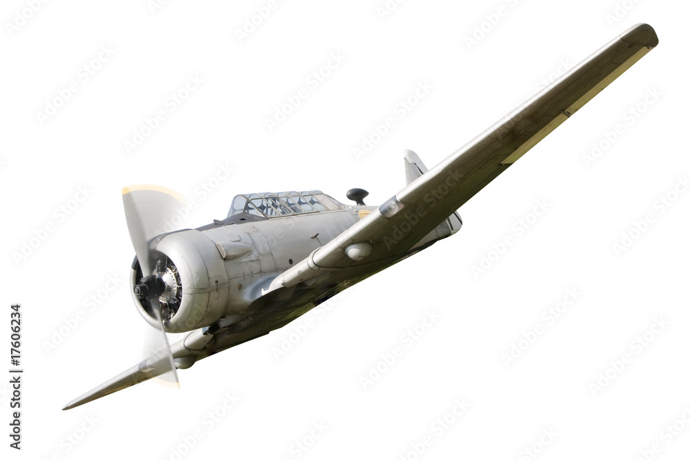 Naklejka premium war propeller fighter plane
