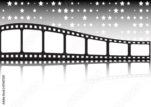 Film strip and stars