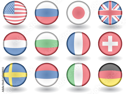 Illustration of flags
