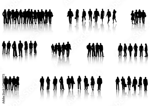 Illustration of business people