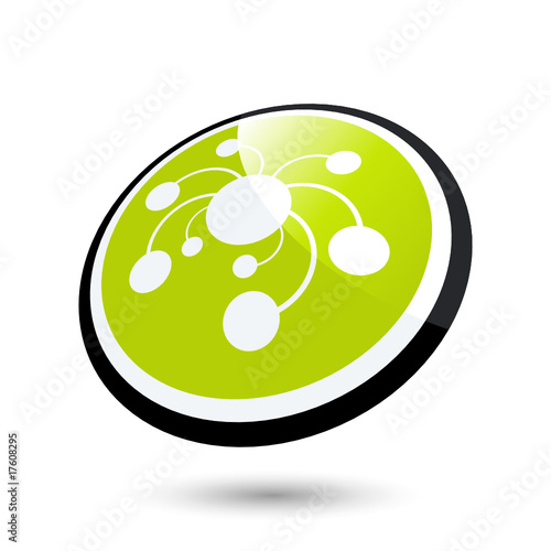 abstrakt netzwerk business logo