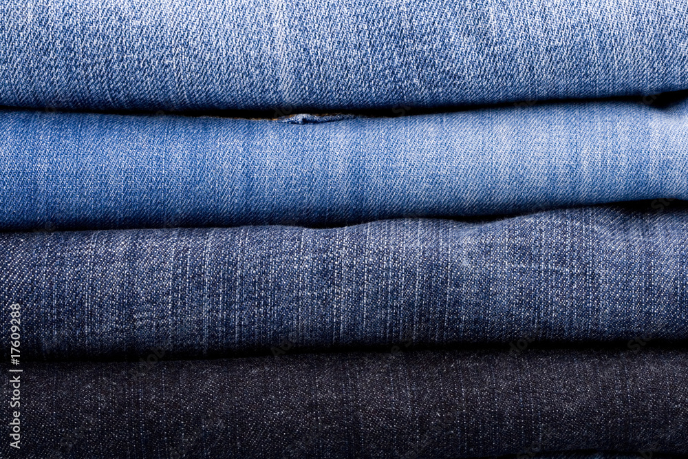 stack of blue jeans stack of blue jeans