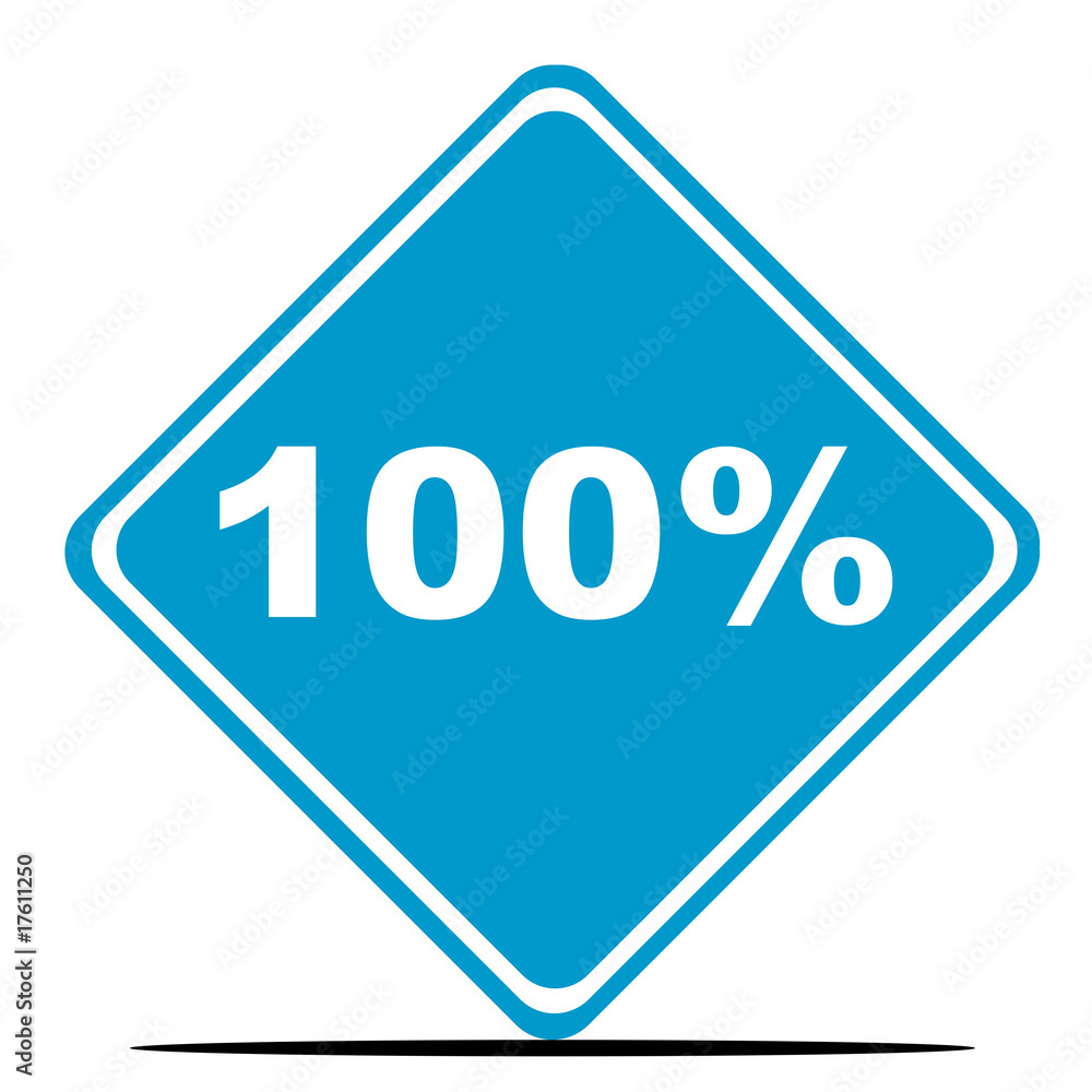 100 Percent sign 100 Percent sign