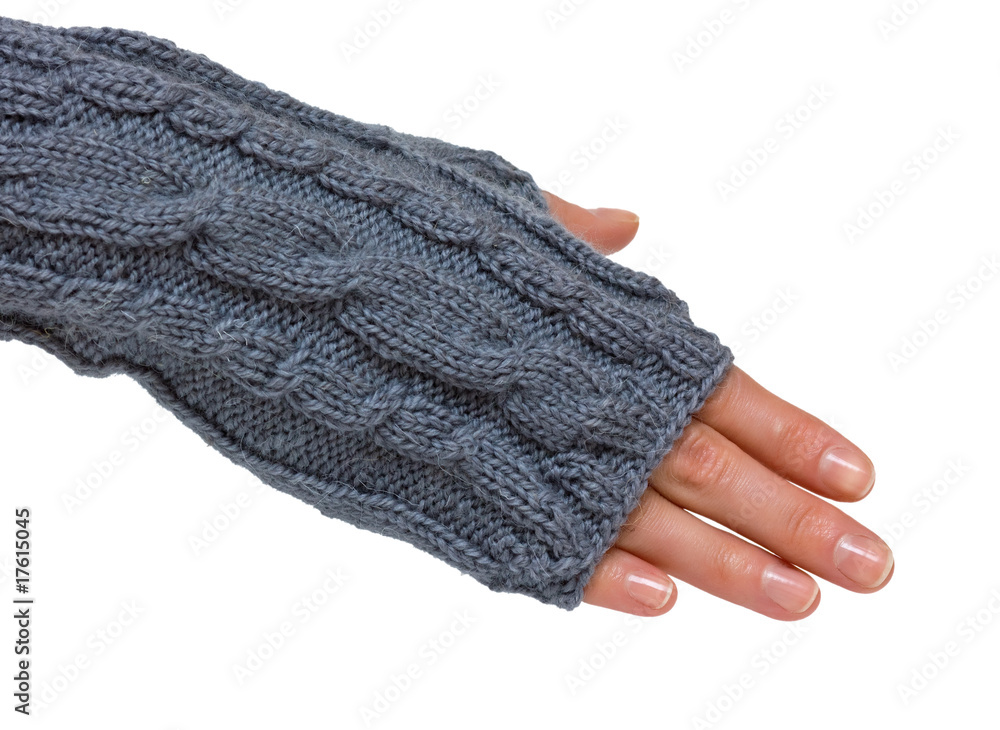 Fototapeta premium hand in mitten