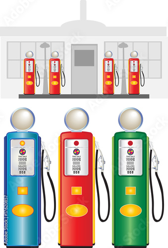 GAS PUMPS 1950