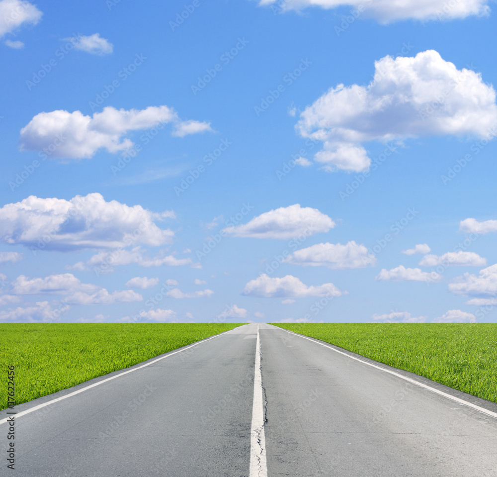 Fototapeta premium Old road