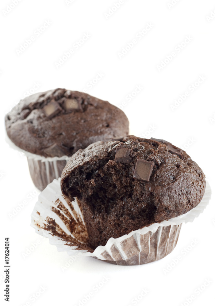 Double Chocolate Muffins Double Chocolate Muffins