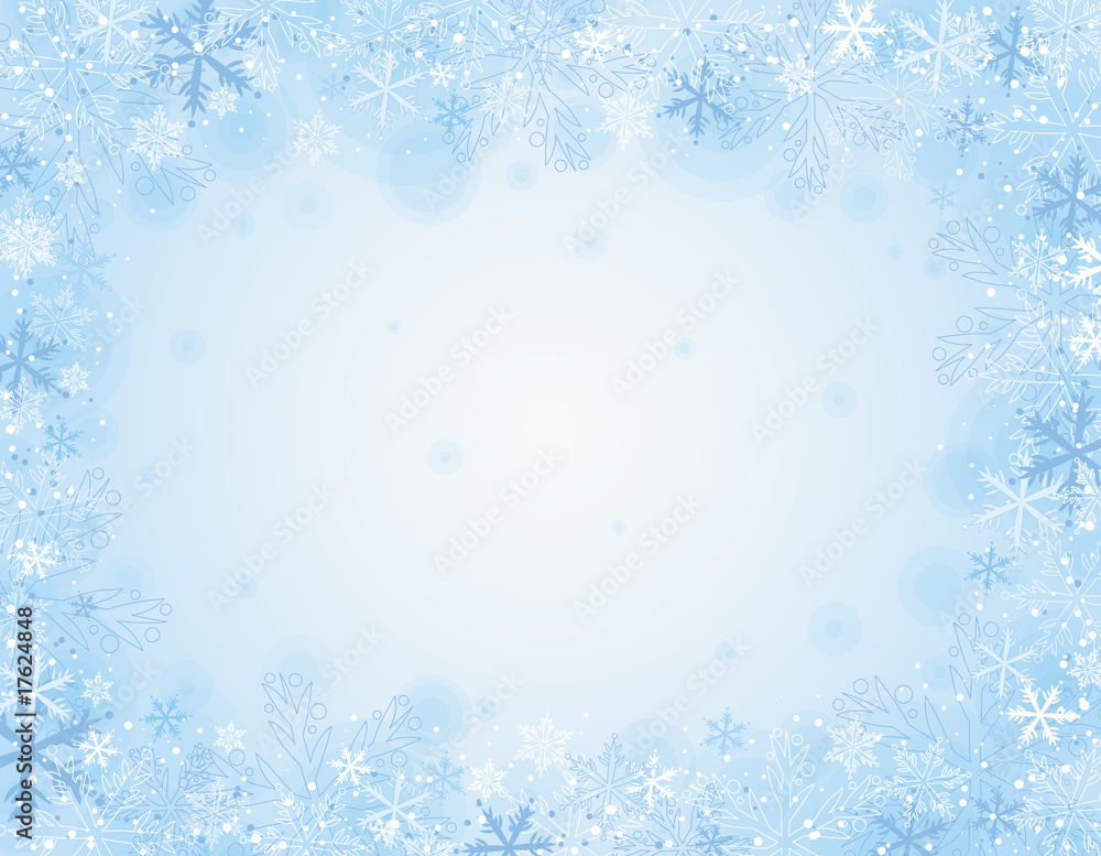 blue christmas background,  illustration