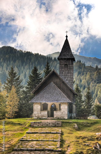 Chapel in Nassfeld mountains Austria photo