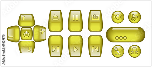 Glossy control pannel