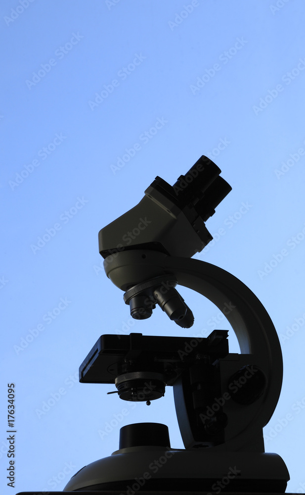 Microscope silhouette Microscope silhouette