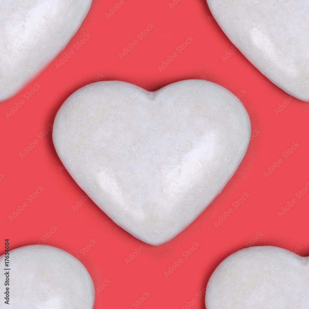 Fototapeta premium Tiled background - Be My Valentine