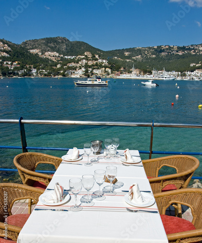 Restaurant with a bay view