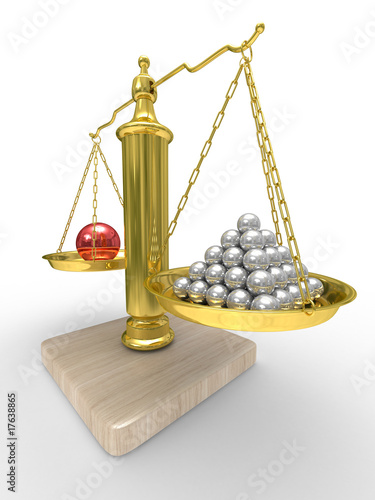 leadership concept on white...