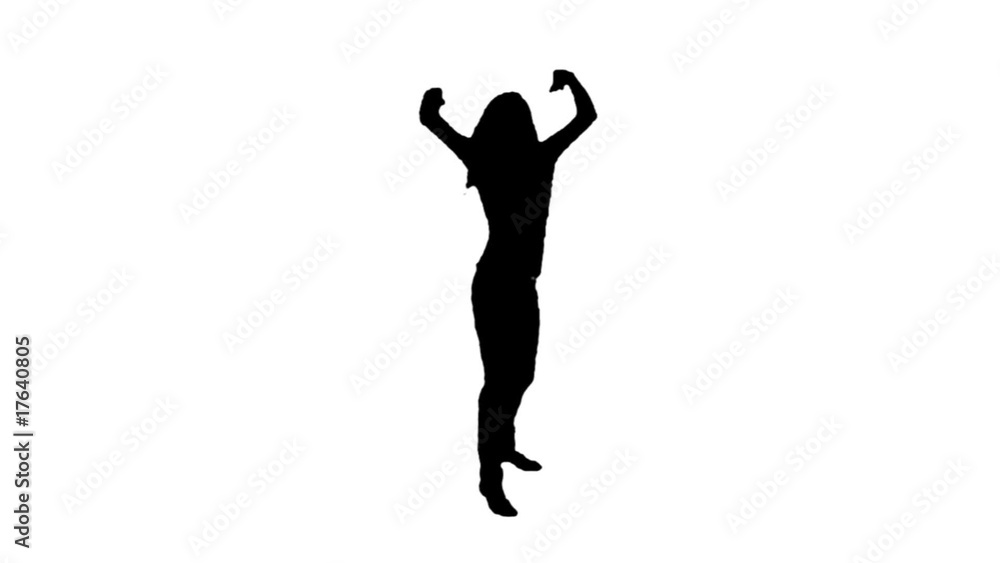 Silhouette Dancer (black on white-2) Silhouette Dancer (black on white-2)