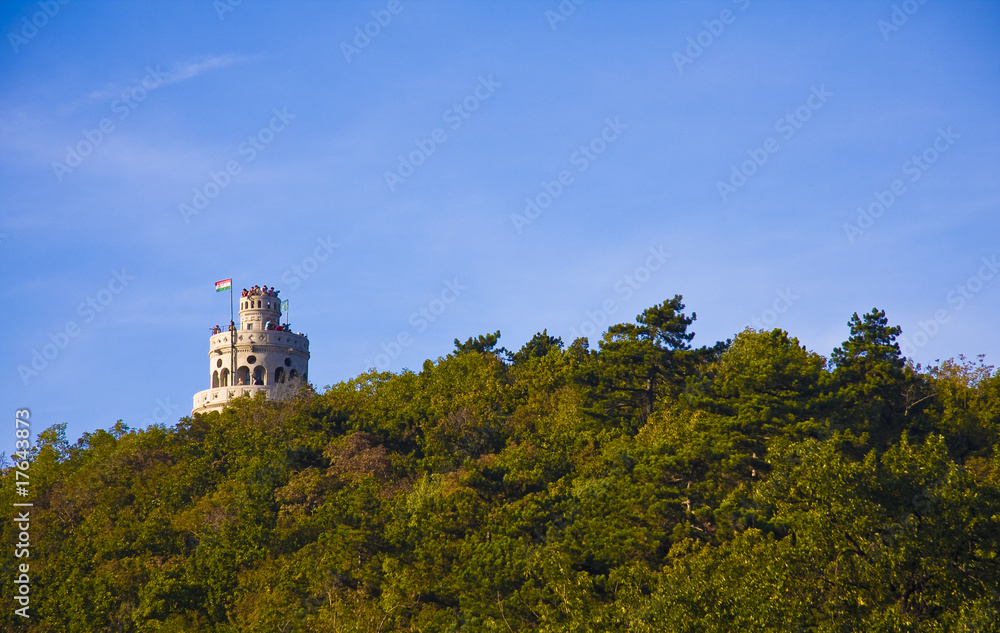 Photo of lookout tower in Hungary.Budapest