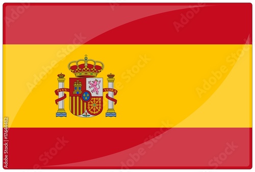 drapeau glassy espagne spain flag