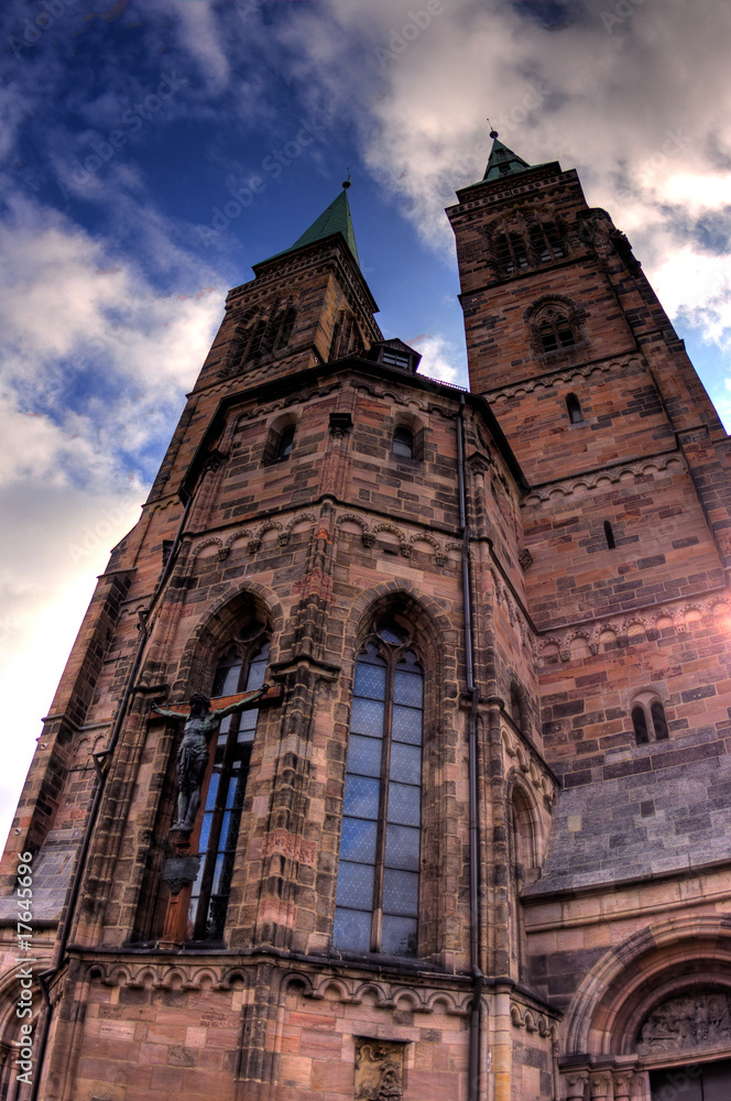 St Lawrence Church (Lorenzkirche) in Nurnberg, Germany