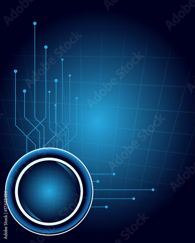 Blue abstract background