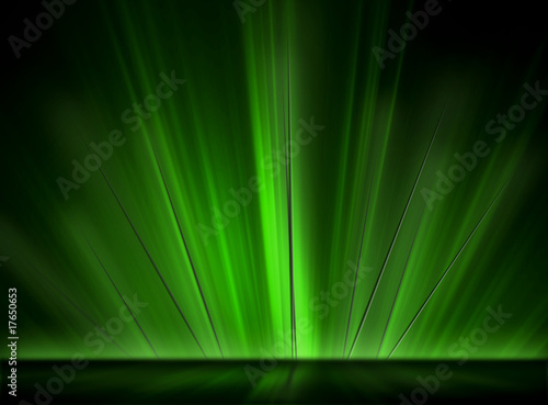 Green Glowing Spikes