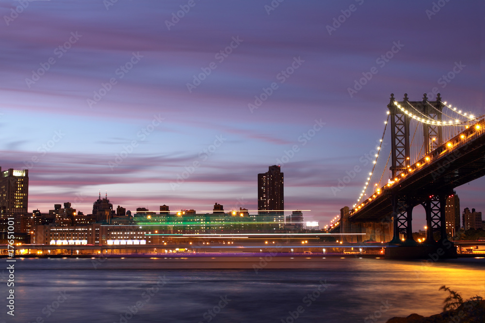 Obraz premium Manhattan Bridge