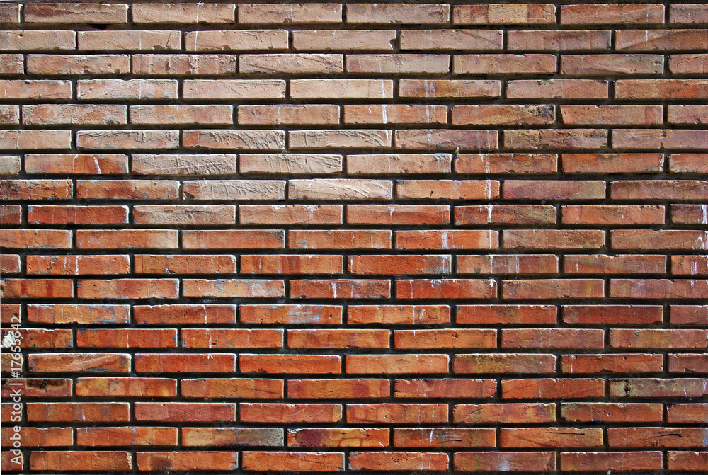 Abstract orange wall made of bricks. Good as background. Abstract orange wall made of bricks. Good as background.