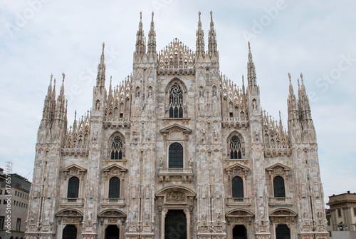 Gothic dome of Milan, Italy