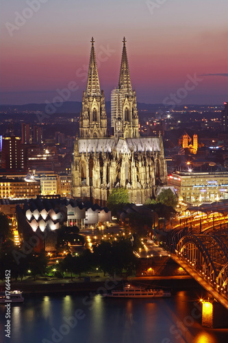 Kölner Dom Sonnenuntergang