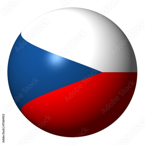 Free Download Czech flag sphere - GFXLoad
