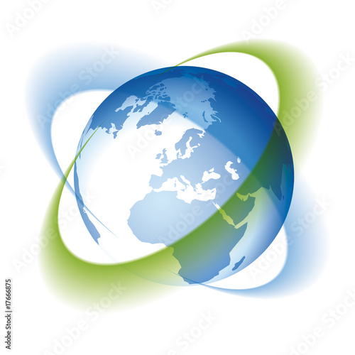 Globale Welt und Logistik