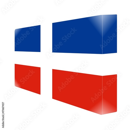Free Download brique glassy avec drapeau republique dominicaine - GFXLoad