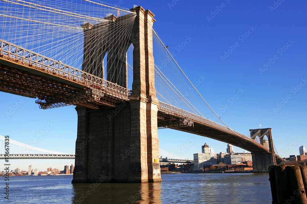 classical NY - Brooklyn bridge, view from Manhattan classical NY - Brooklyn bridge, view from Manhattan