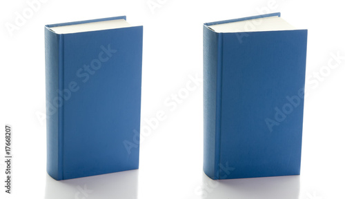Two blue books