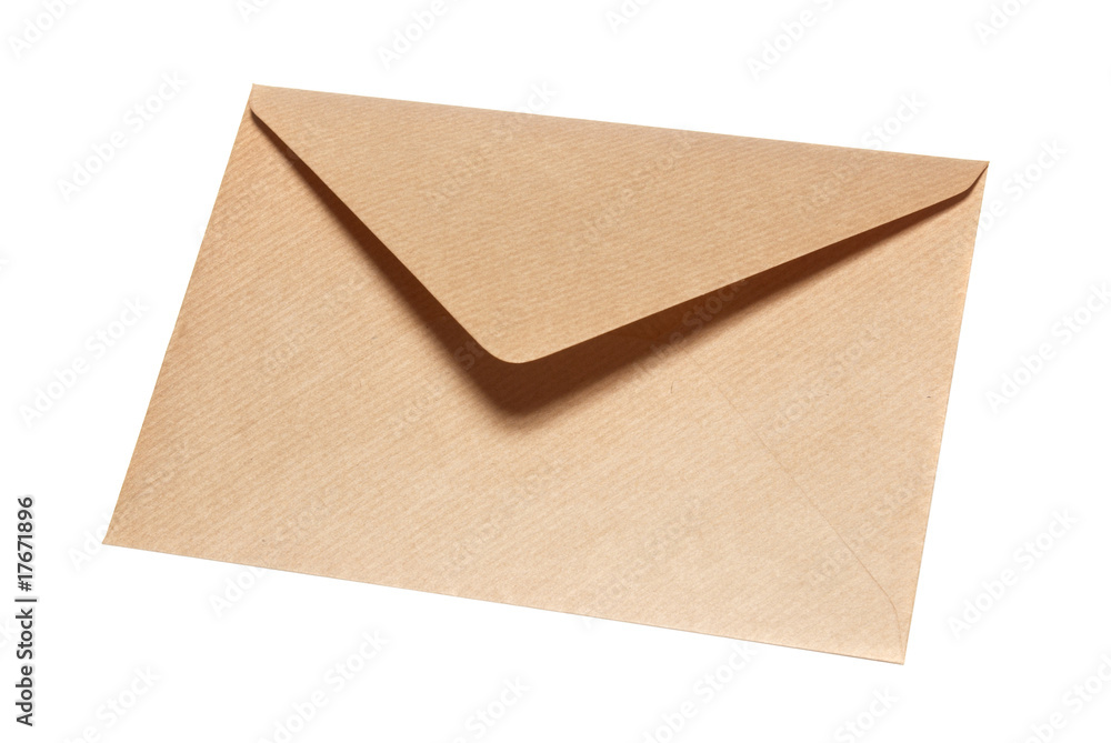 Closed paper envelope Closed paper envelope