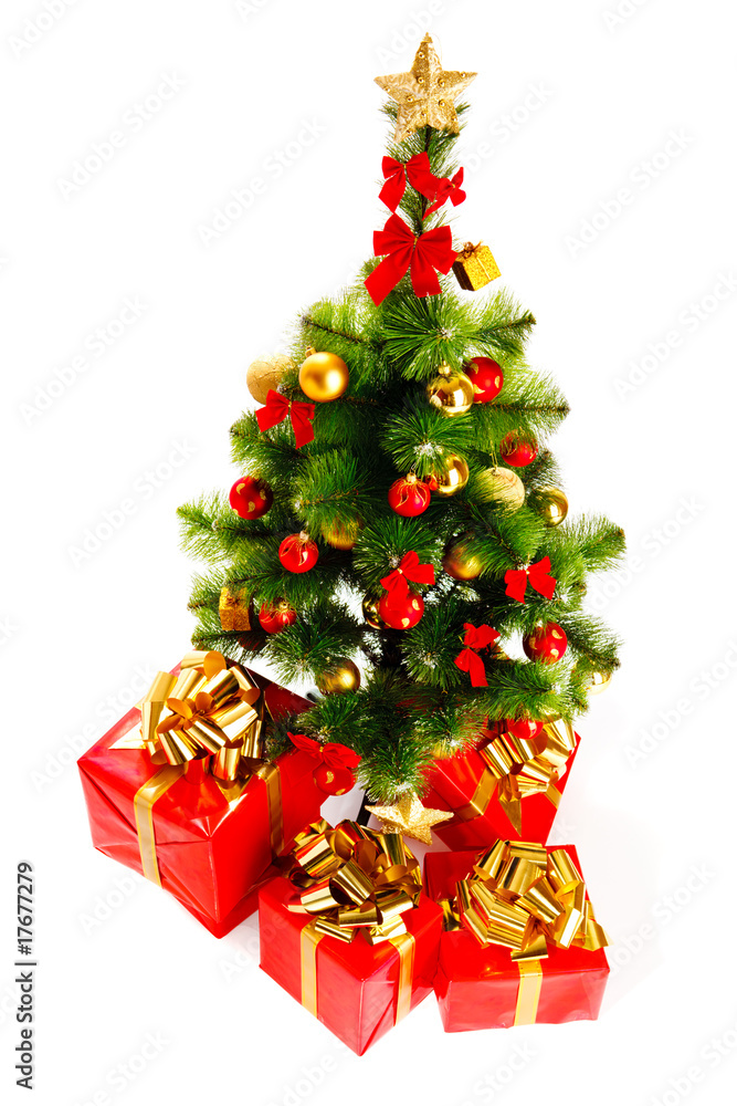 Christmas tree with gifts Christmas tree with gifts