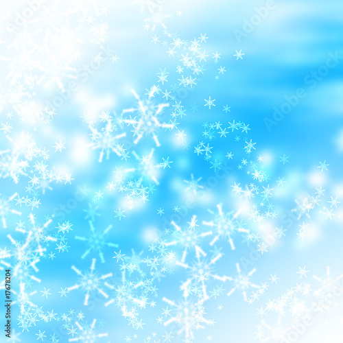Snowflake background © mashe
