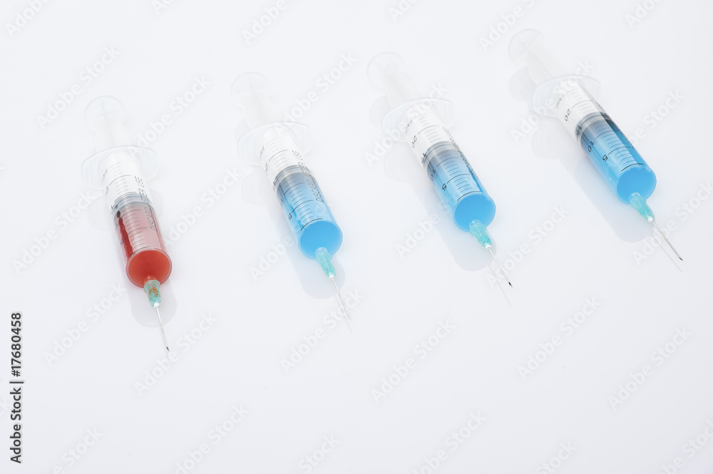 Syringe isolated on white background Syringe isolated on white background