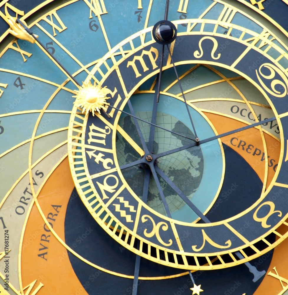 Naklejka premium astronomical clock