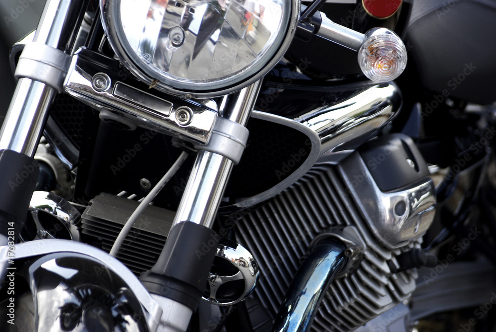 Fototapeta premium Moto bicilindrica