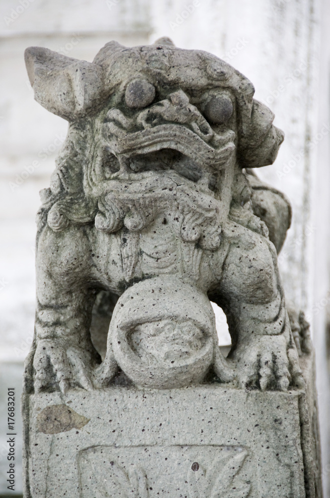 Chinese lion - stone