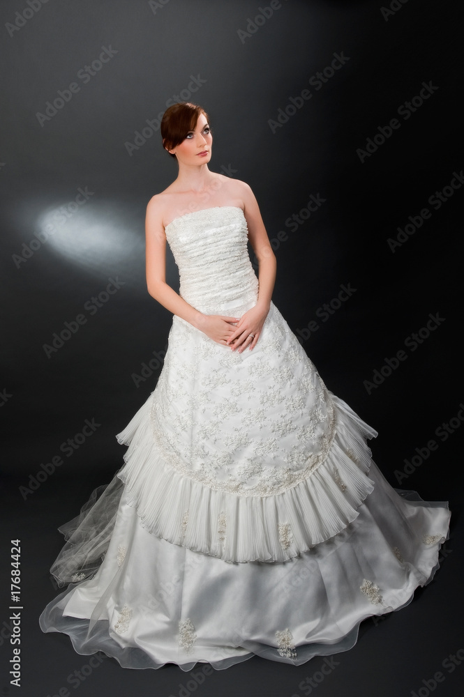 Fototapeta premium Kleid Hochzeitskleid