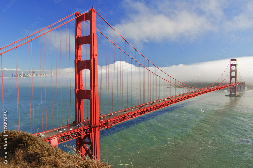 Obraz premium photo golden gate bridge, san francisco, ca, usa