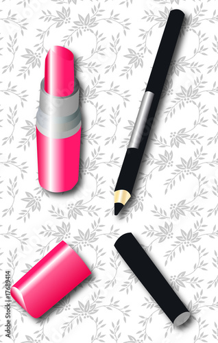 Lipstick and Eye pencil