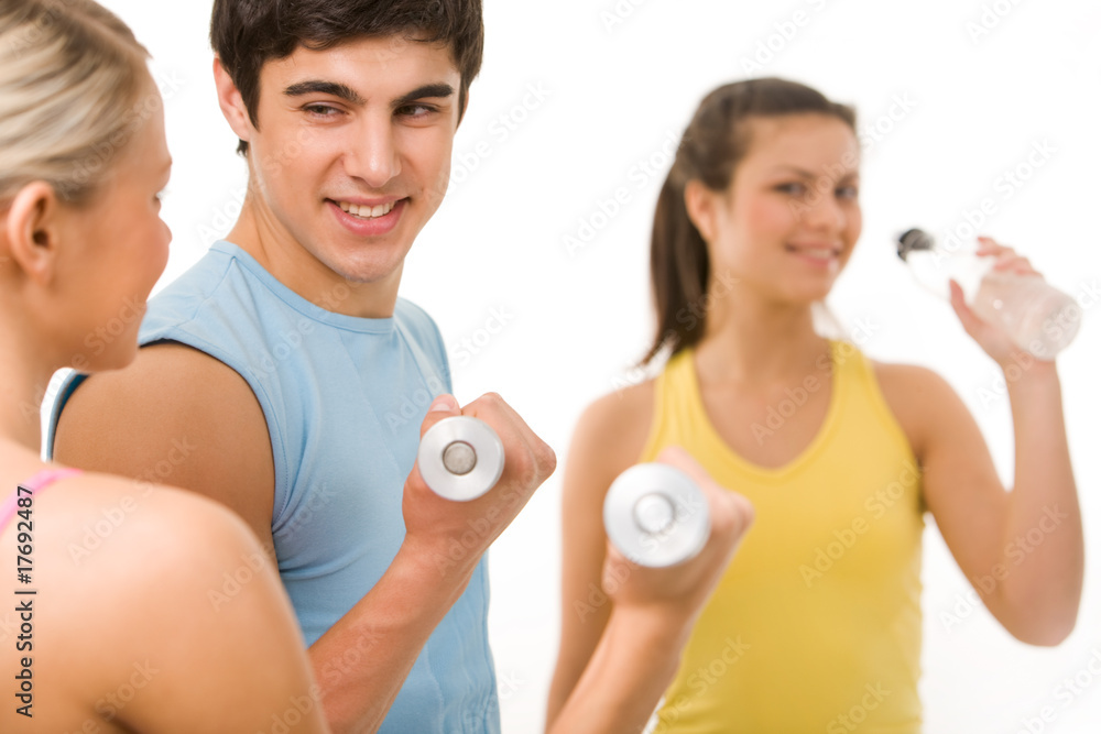 During physical training During physical training