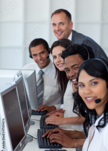 Business team and manager working in a call center © WavebreakMediaMicro